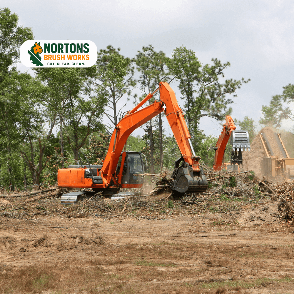 Nortons Brush Works providing land clearing services