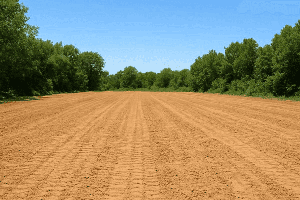 Revitalized forest floor with healthy soil structure and native plant emergence