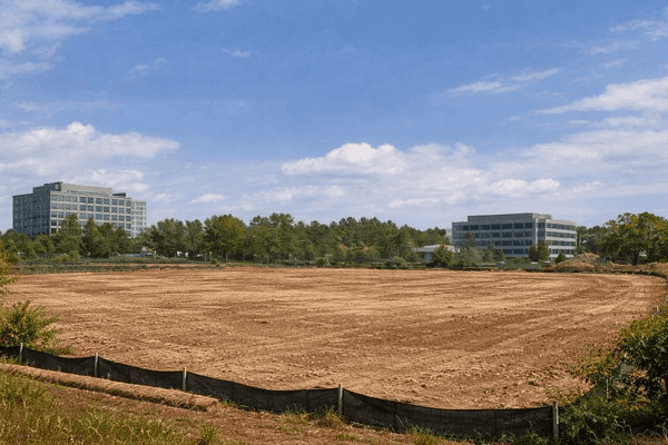 Pristine open acreage following complete property cleanup and brush clearing
